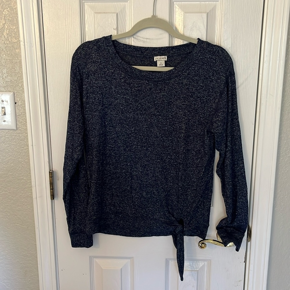 Jcrew super soft Tie front top.